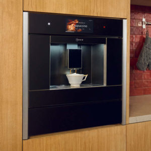 Einbaukaffeevollautomat von Neff.