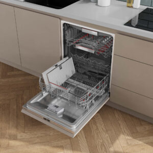 Bosch Geschirrspüler mit flexiblen Korbsystemen, effizienter Reinigungstechnologie und durchdachtem Innenraum für maximalen Komfort und perfekte Spülergebnisse